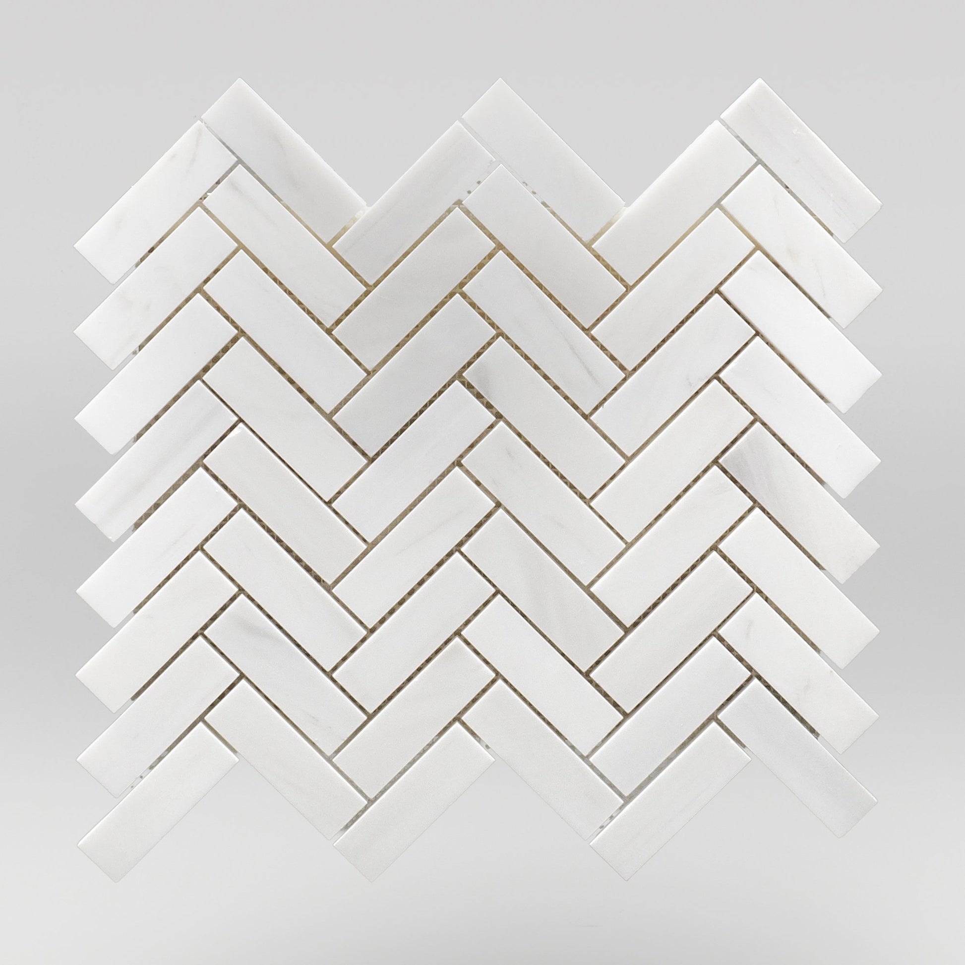 Dolomite Polished Herringbone 1"x3" | Marble Mosaic | BigAppleMarble.com