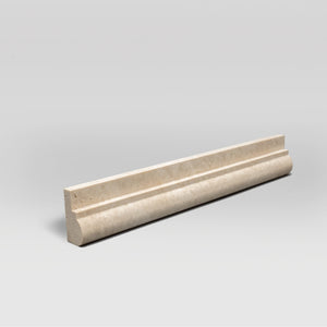 Ivory (White) Travertine Honed Ogee1 Chair Rail Travertine Moulding Ogee1 / Chair Rail BigAppleMarble.com