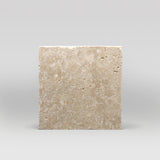 Ivory (White) Travertine Tumbled 16"x16" Travertine 16"x16" / Tumbled BigAppleMarble.com