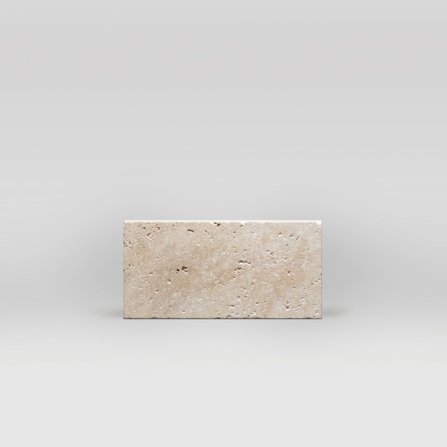 Ivory (White) Travertine Tumbled 3"x6" Travertine 3"x6" / Tumbled BigAppleMarble.com
