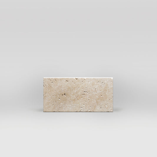 Ivory (White) Travertine Tumbled 3"x6" Travertine 3"x6" / Tumbled BigAppleMarble.com