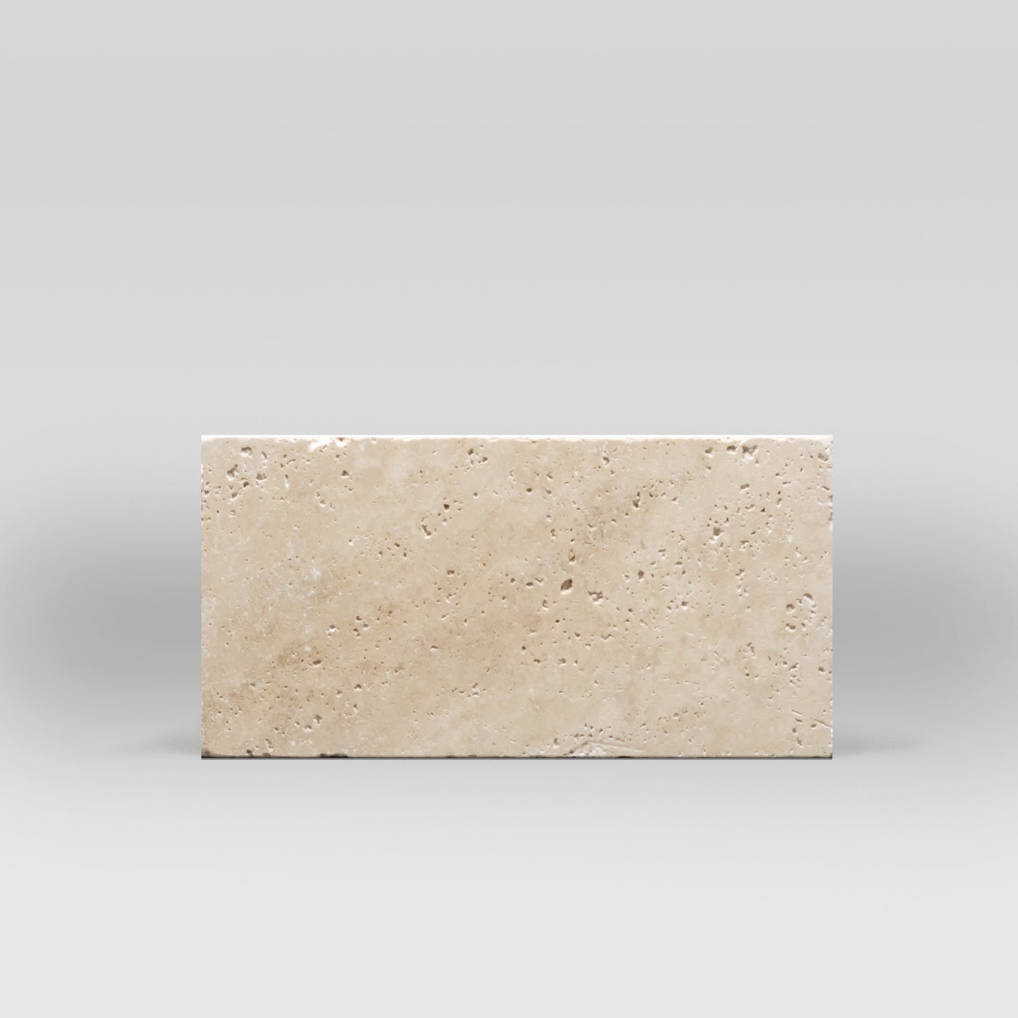 Ivory (White) Travertine Tumbled 6"x12" Travertine 6"x12" / Tumbled BigAppleMarble.com