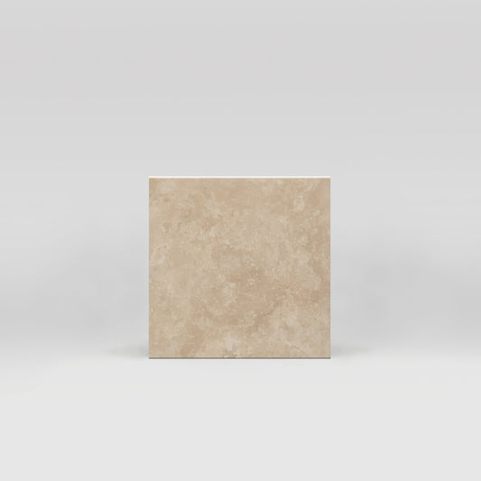 Ivory (White) Travertine Tumbled 6"x6" Travertine 4"x4" / Honed BigAppleMarble.com