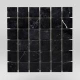Nero Marqouina Polished 2"x2" Marble Mosaic 2"x2" / Square BigAppleMarble.com