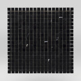 Nero Marqouina Polished 5/8"x5/8" Marble Mosaic 5/8"x5/8" / Square BigAppleMarble.com