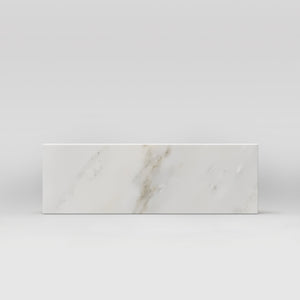 Oriental White/Eastern White Honed 4"x12" Marble Tiles 4"x12" / Polished BigAppleMarble.com