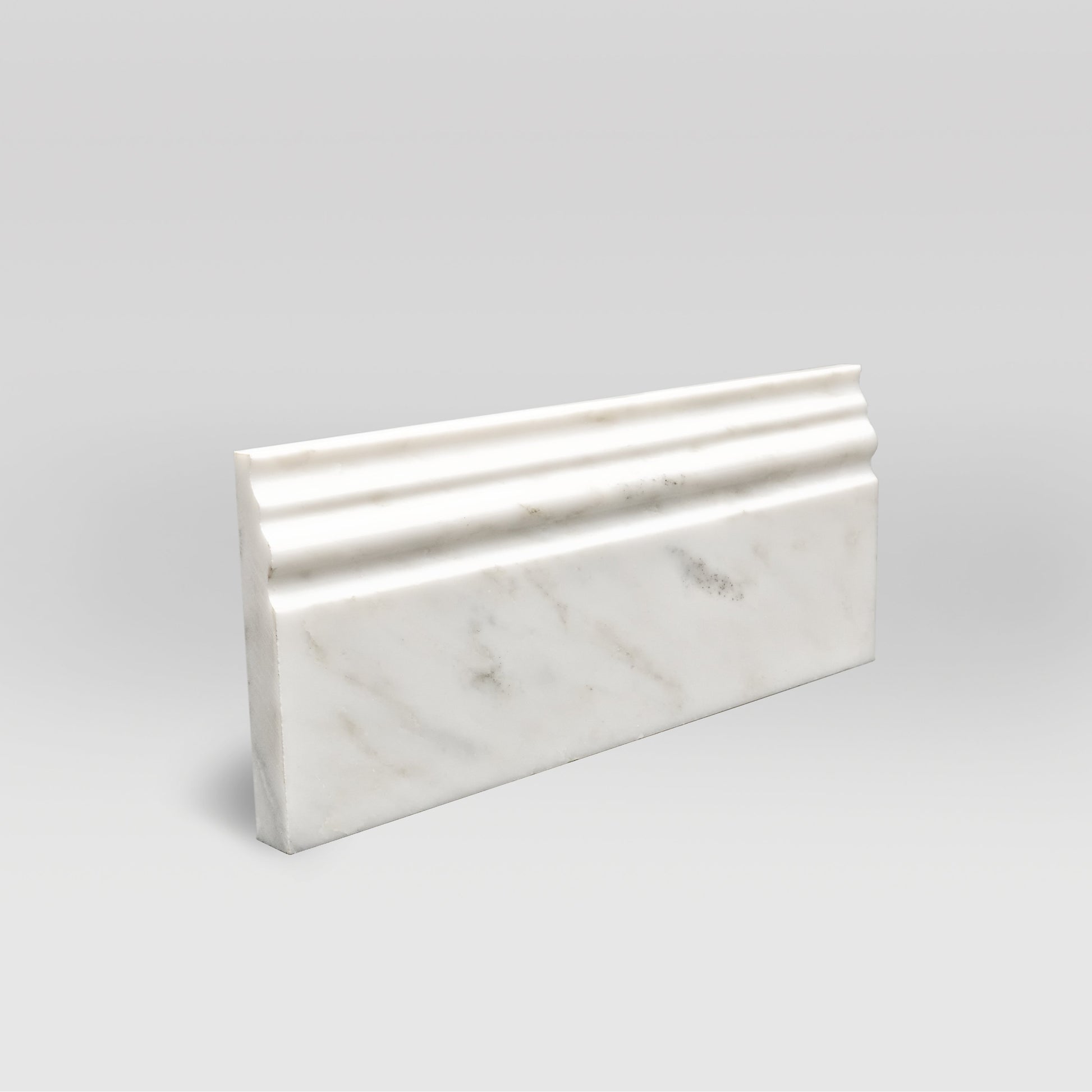 Oriental White/Eastern White Honed Base Marble Moulding Base / Honed / Base BigAppleMarble.com