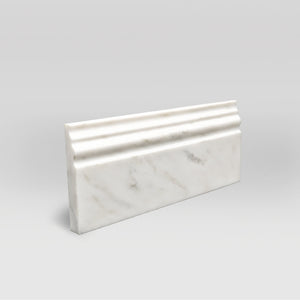 Oriental White/Eastern White Honed Base Marble Moulding Base / Honed / Base BigAppleMarble.com