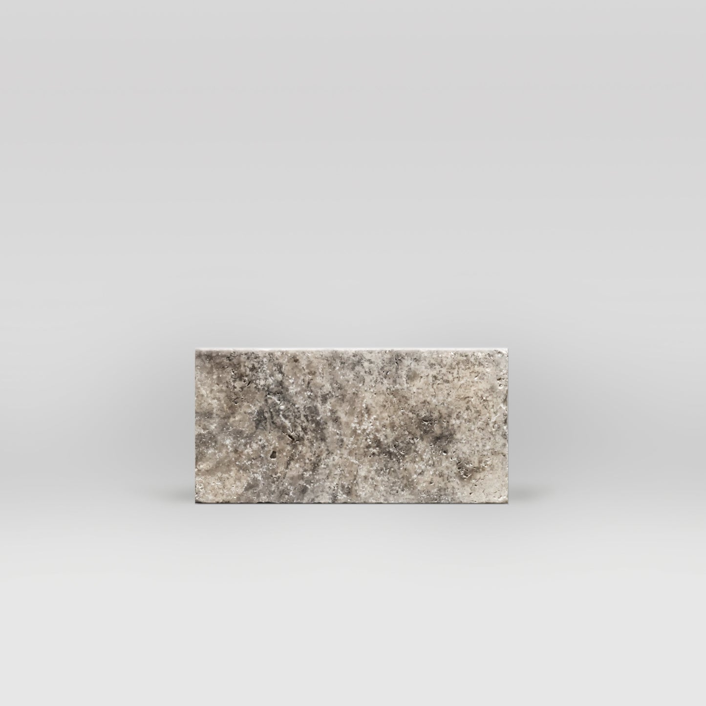 Silver Travertine Tumbled 3"x6" Tile - BigAppleMarble.com