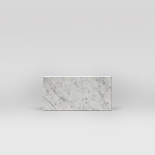 White Carrara Polished 3"x6" - BigAppleMarble.com