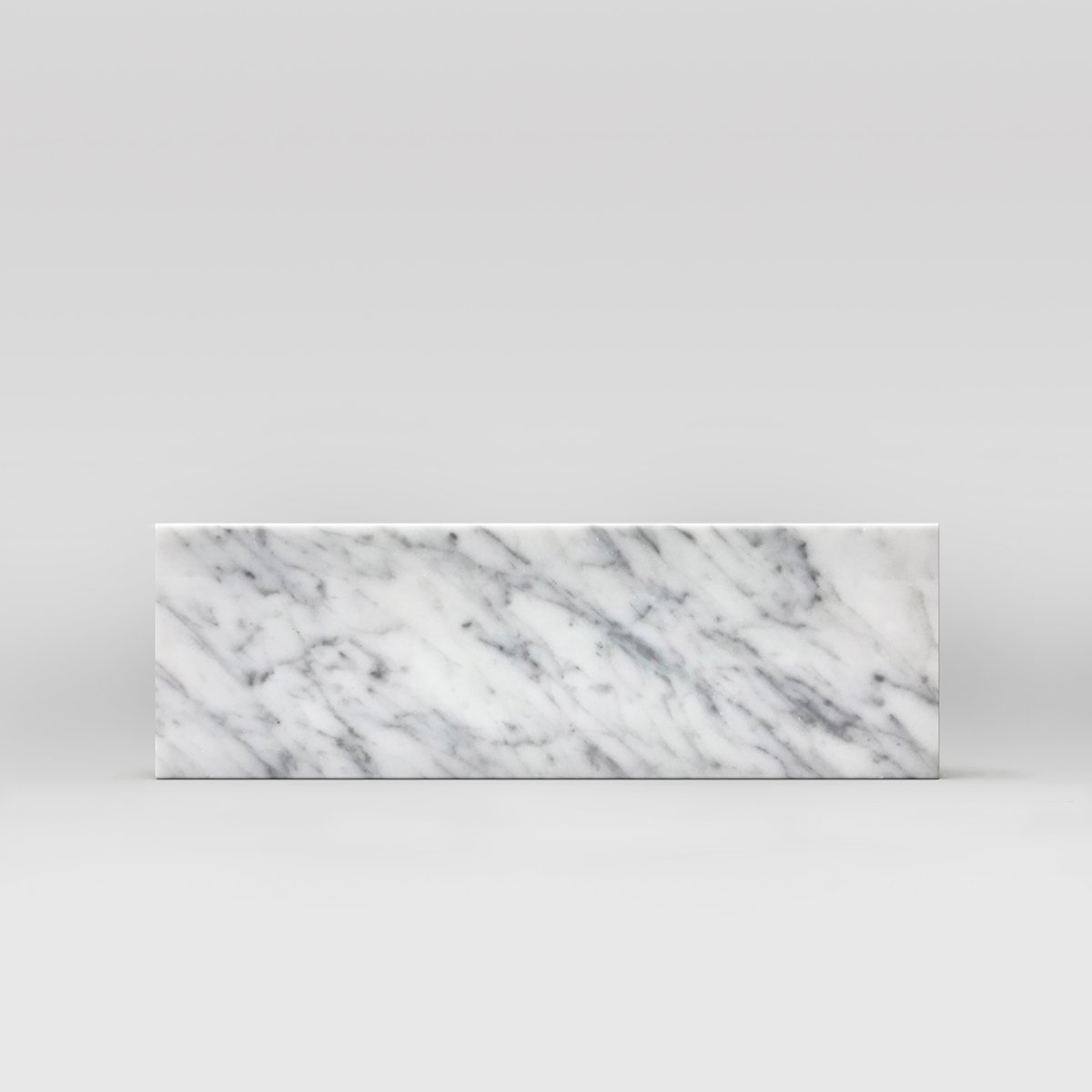 White Carrara Polished 4"x12" - BigAppleMarble.com