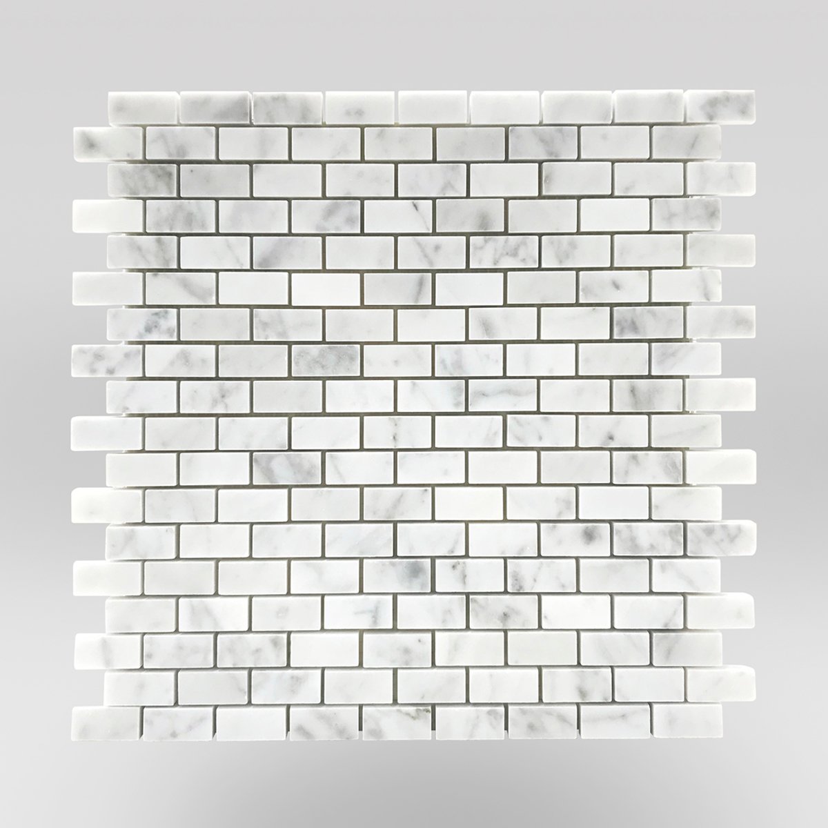 White Carrara Polished Mini Brick - BigAppleMarble.com