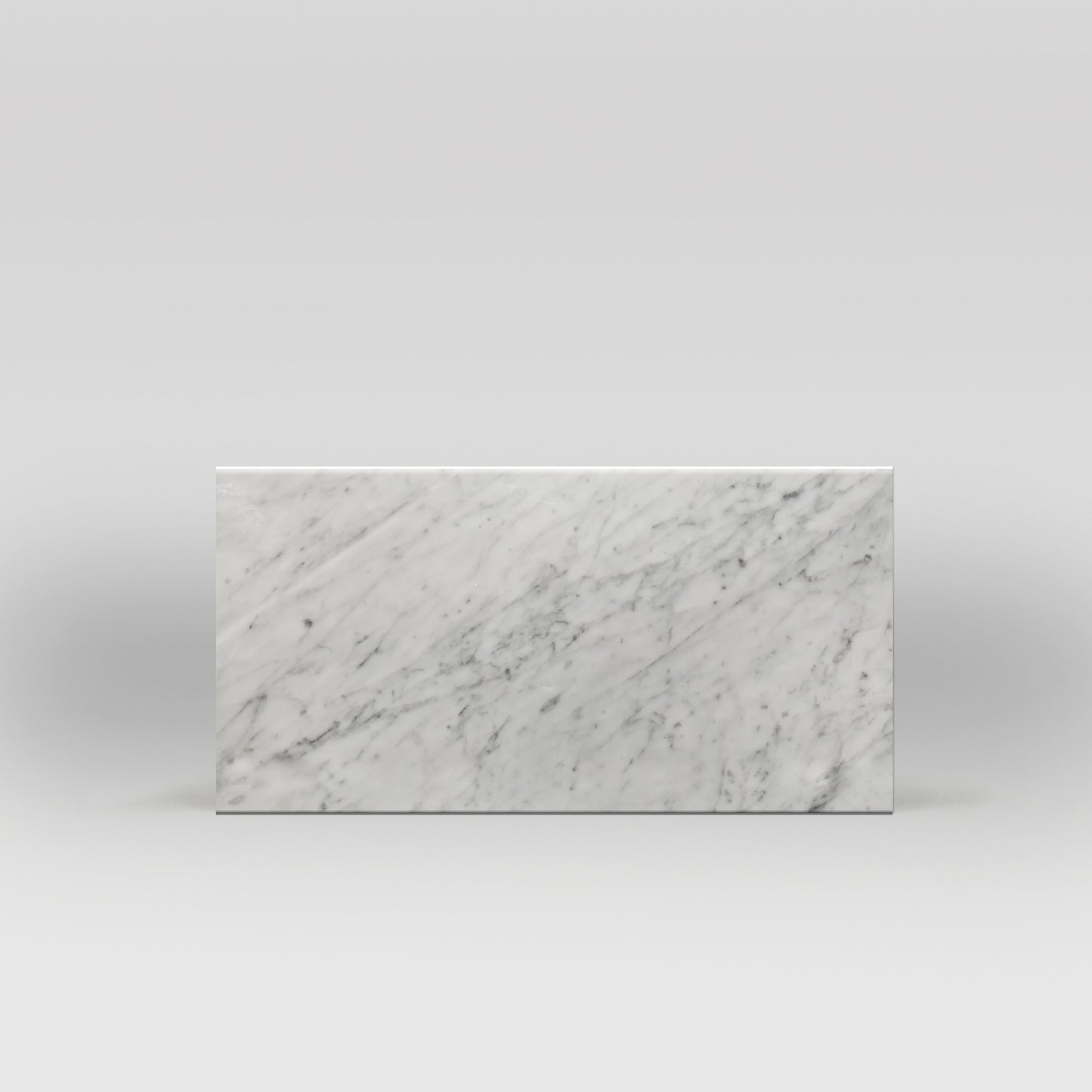 White Carrara Polished 6"x12" Marble Tiles 6"x12" BigAppleMarble.com