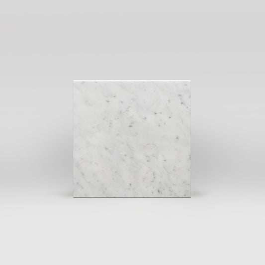 White Carrara Polished 6"x6" Marble Tiles 6"x6" BigAppleMarble.com